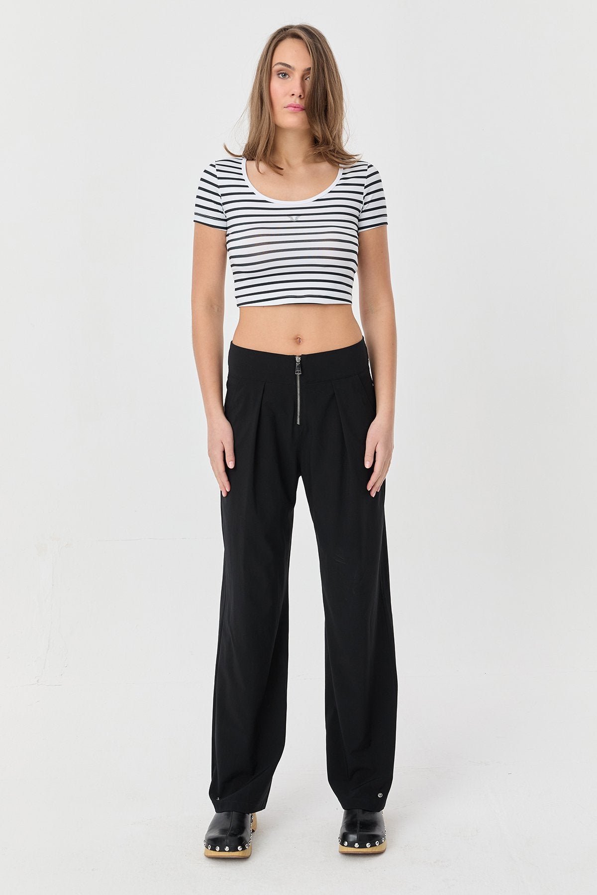 Women's Soft Textured Crop Body