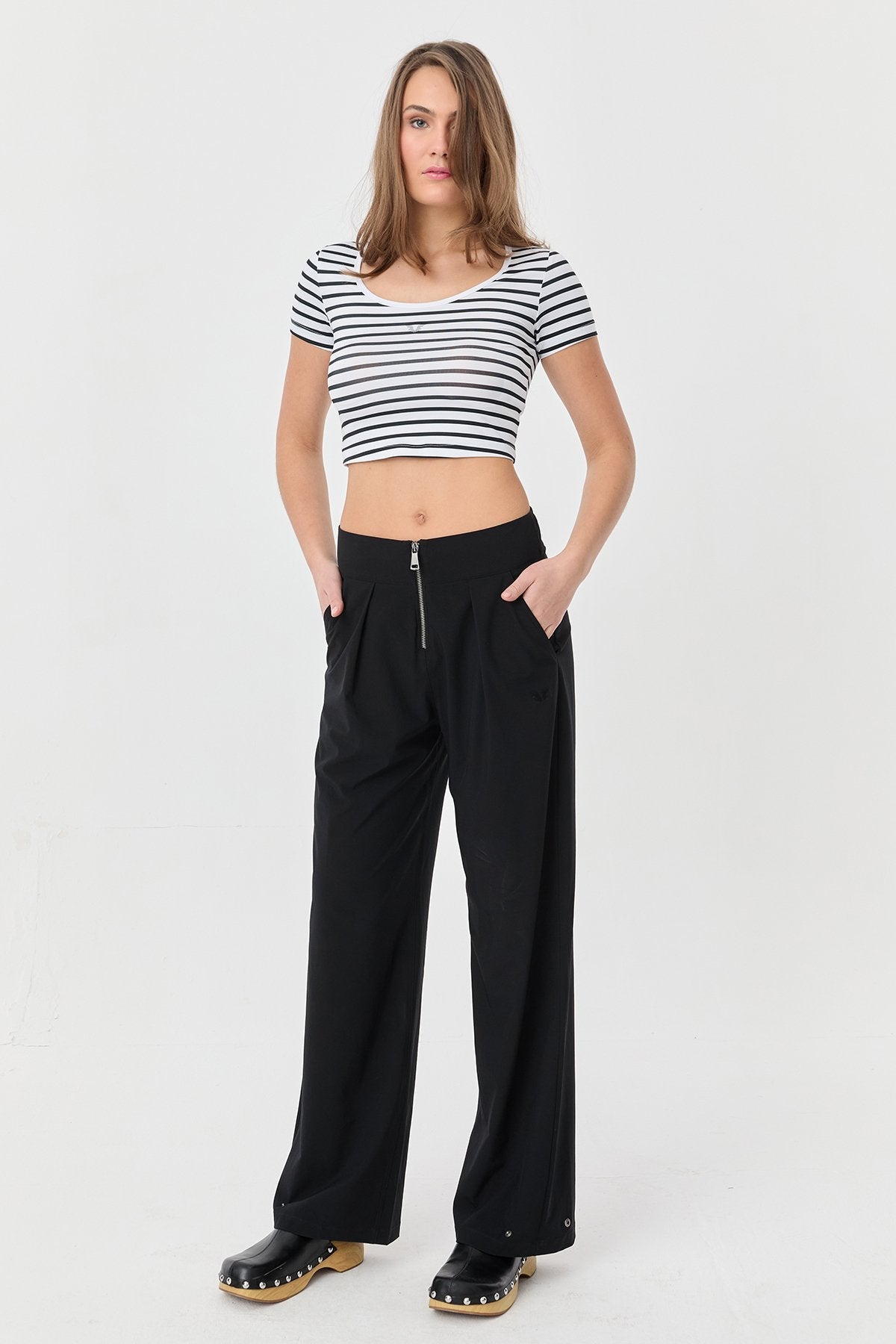 Women's Soft Textured Crop Body