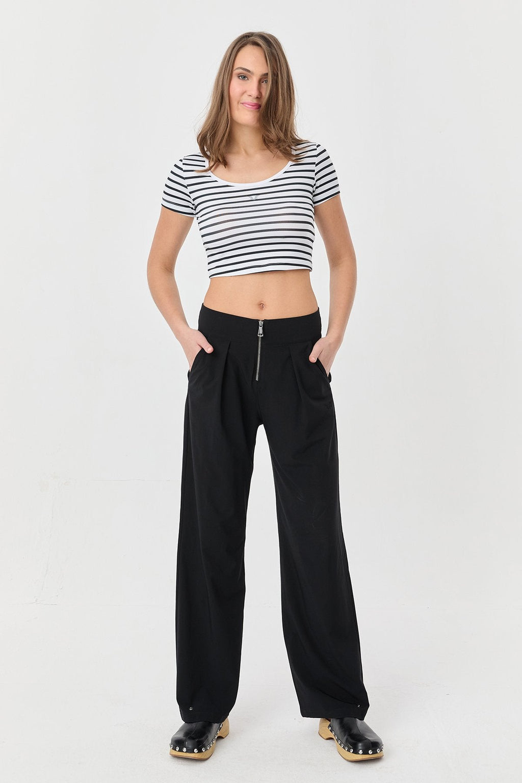 Women's Soft Textured Crop Body