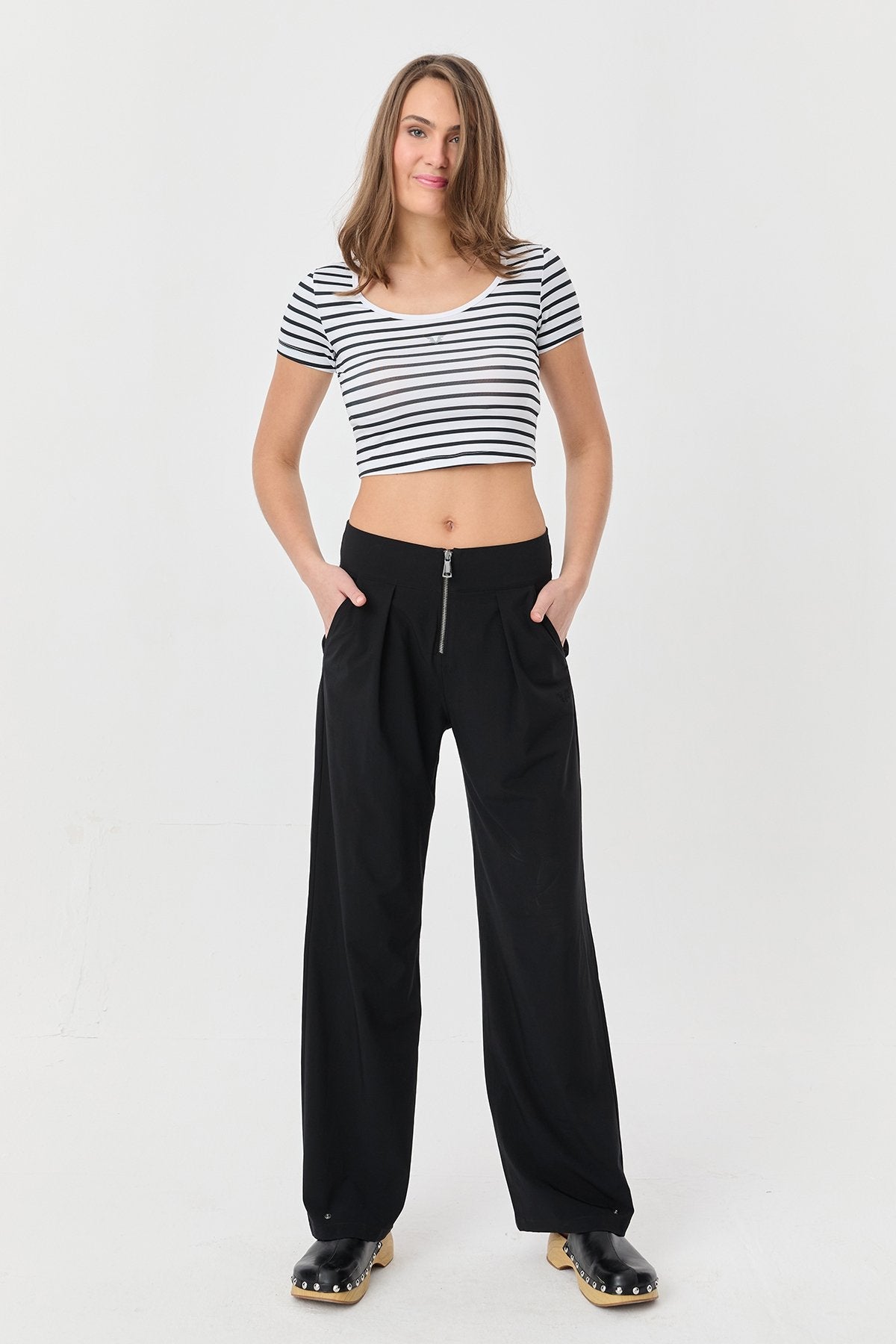 Women's Soft Textured Crop Body