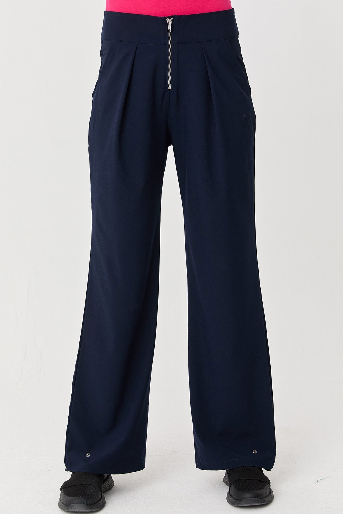 Women's Thın Lycra Woven Lıghtweıght Trousers