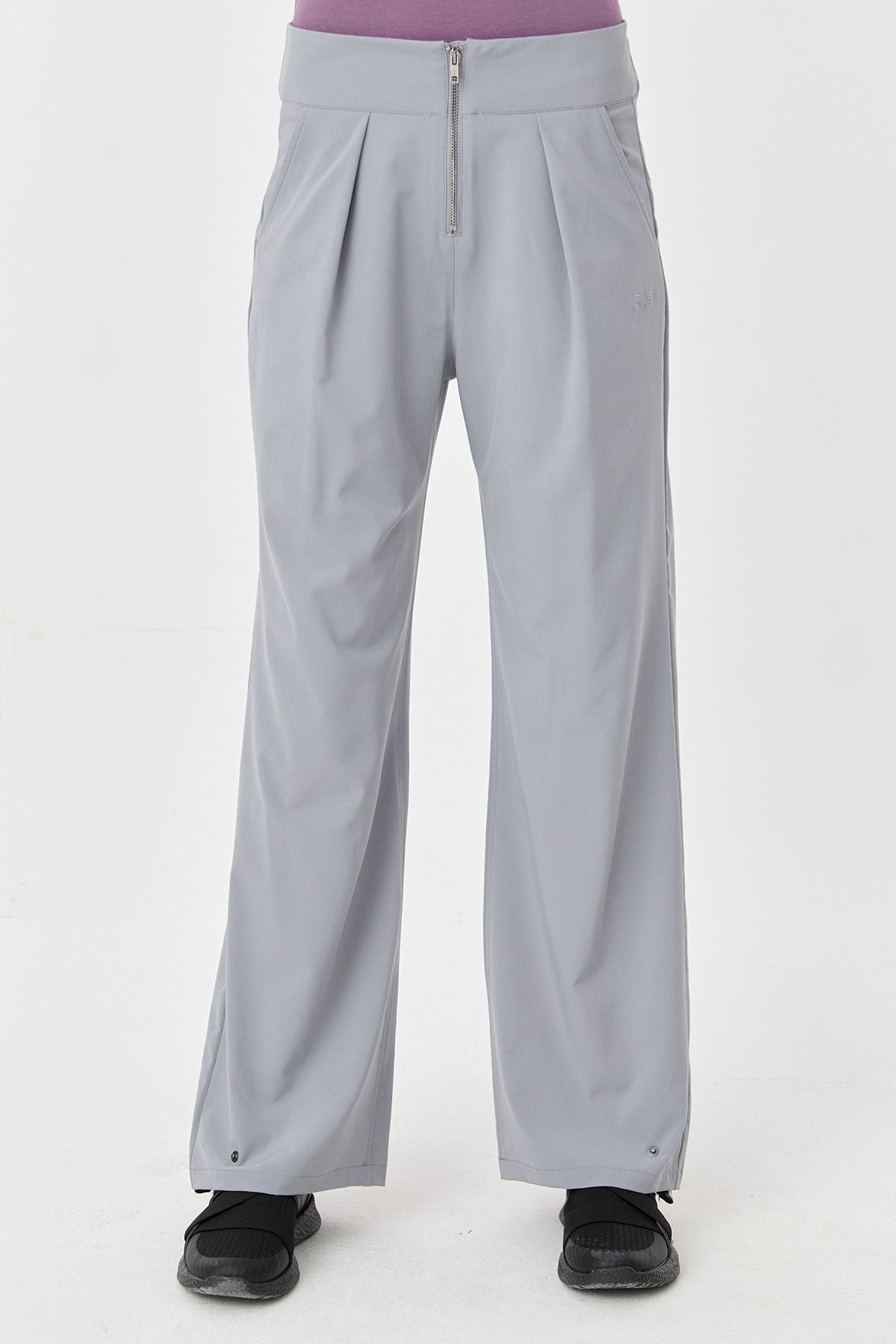 Women's Thın Lycra Woven Lıghtweıght Trousers