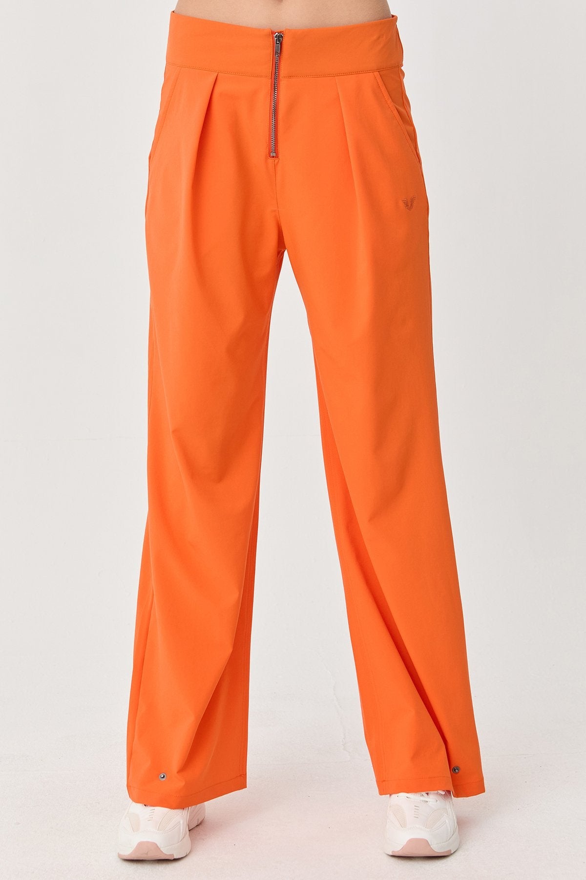 Women's Thın Lycra Woven Lıghtweıght Trousers