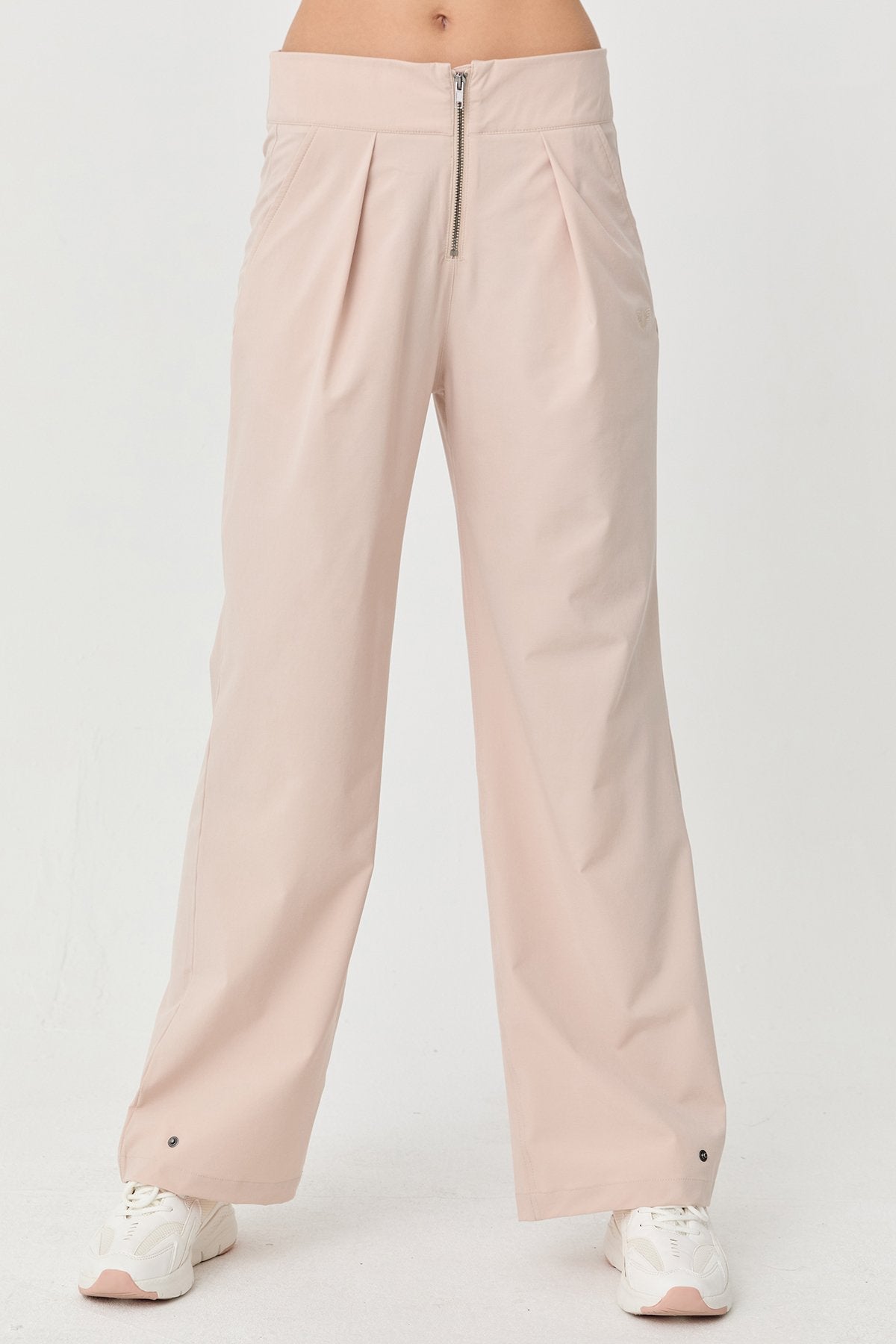 Women's Thın Lycra Woven Lıghtweıght Trousers