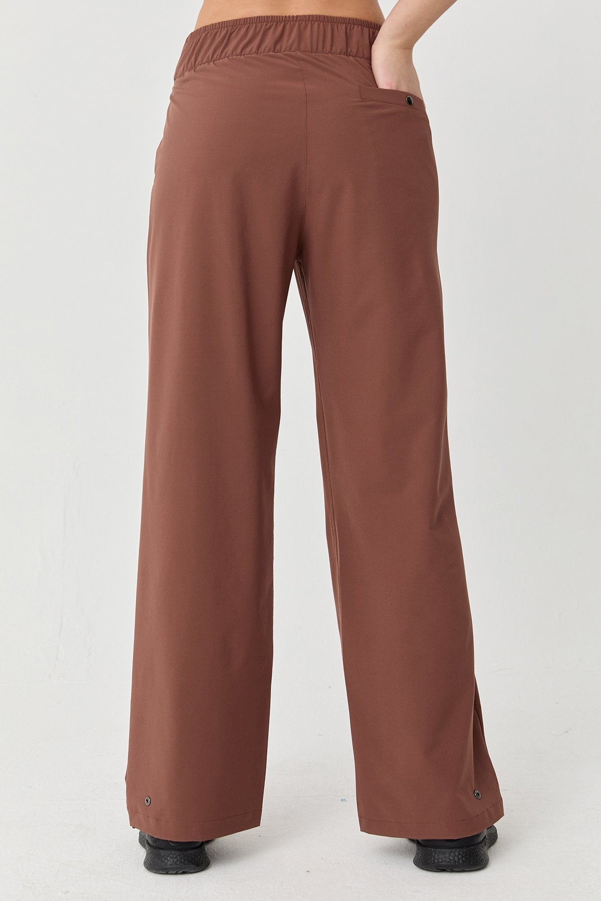 Women's Thın Lycra Woven Lıghtweıght Trousers