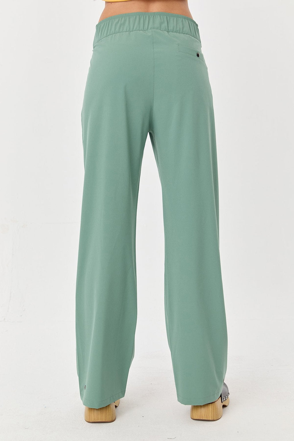 Women's Thın Lycra Woven Lıghtweıght Trousers