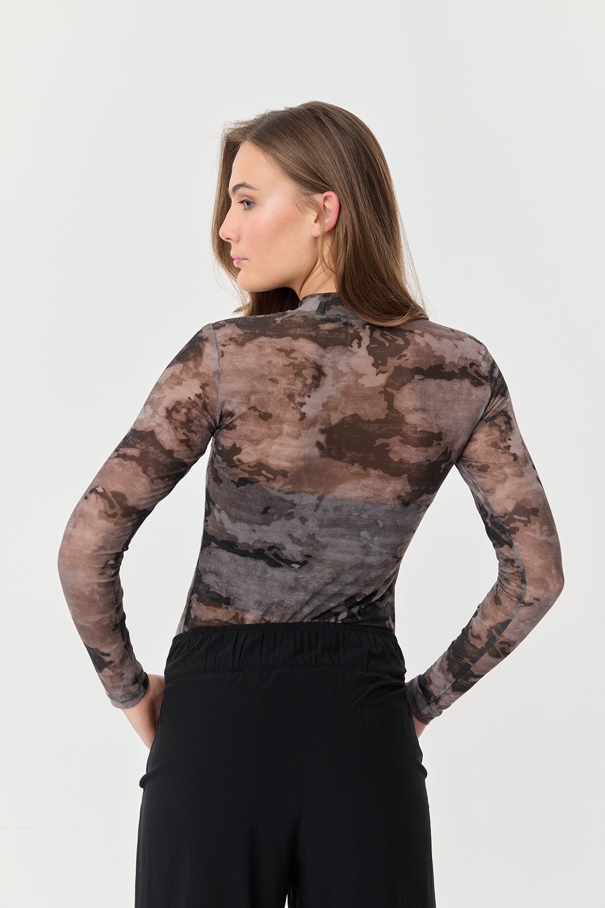 Women's Transparent Digital Printed Body