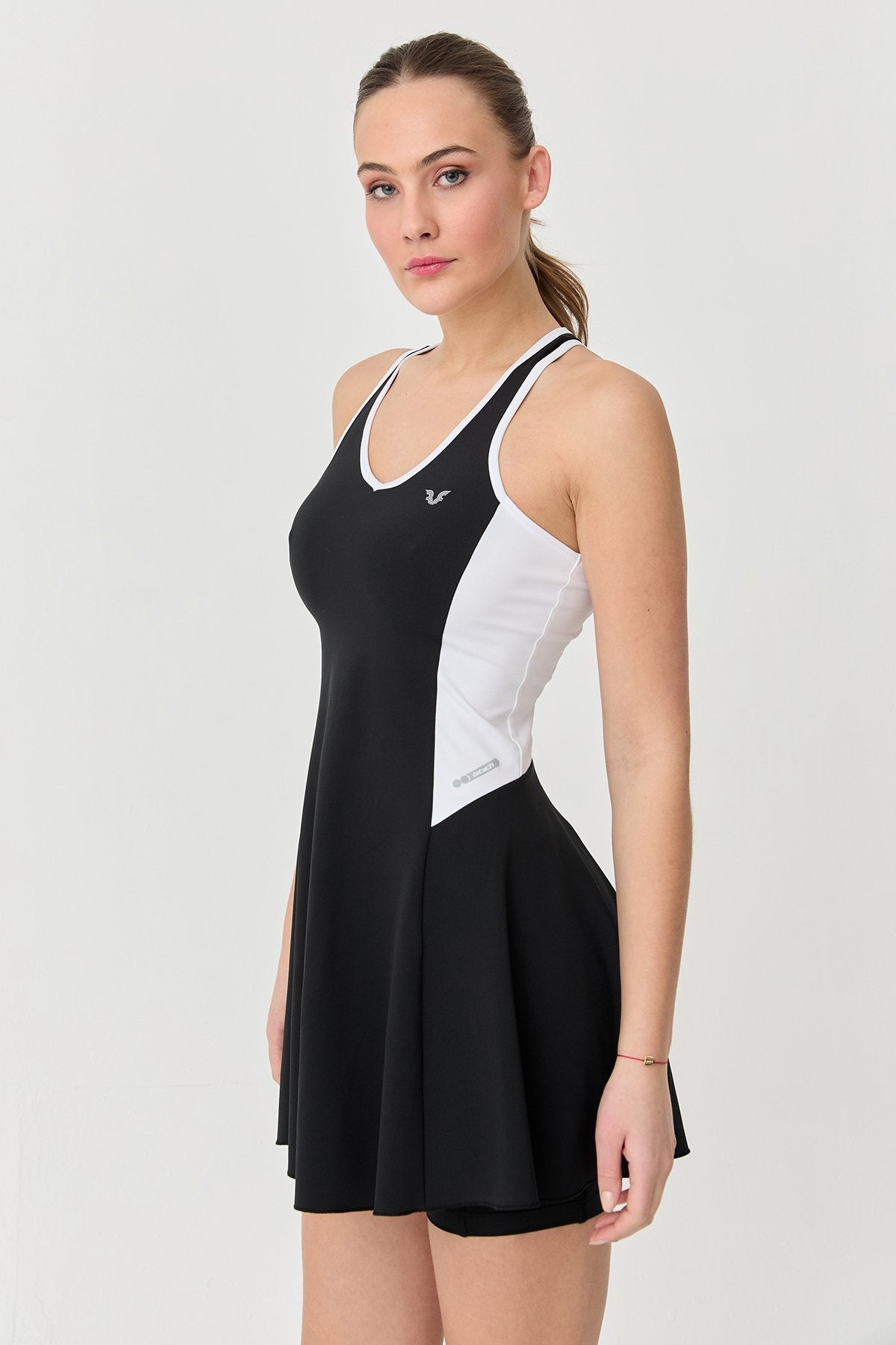 Women's V-Neck Tennis Tights Dress