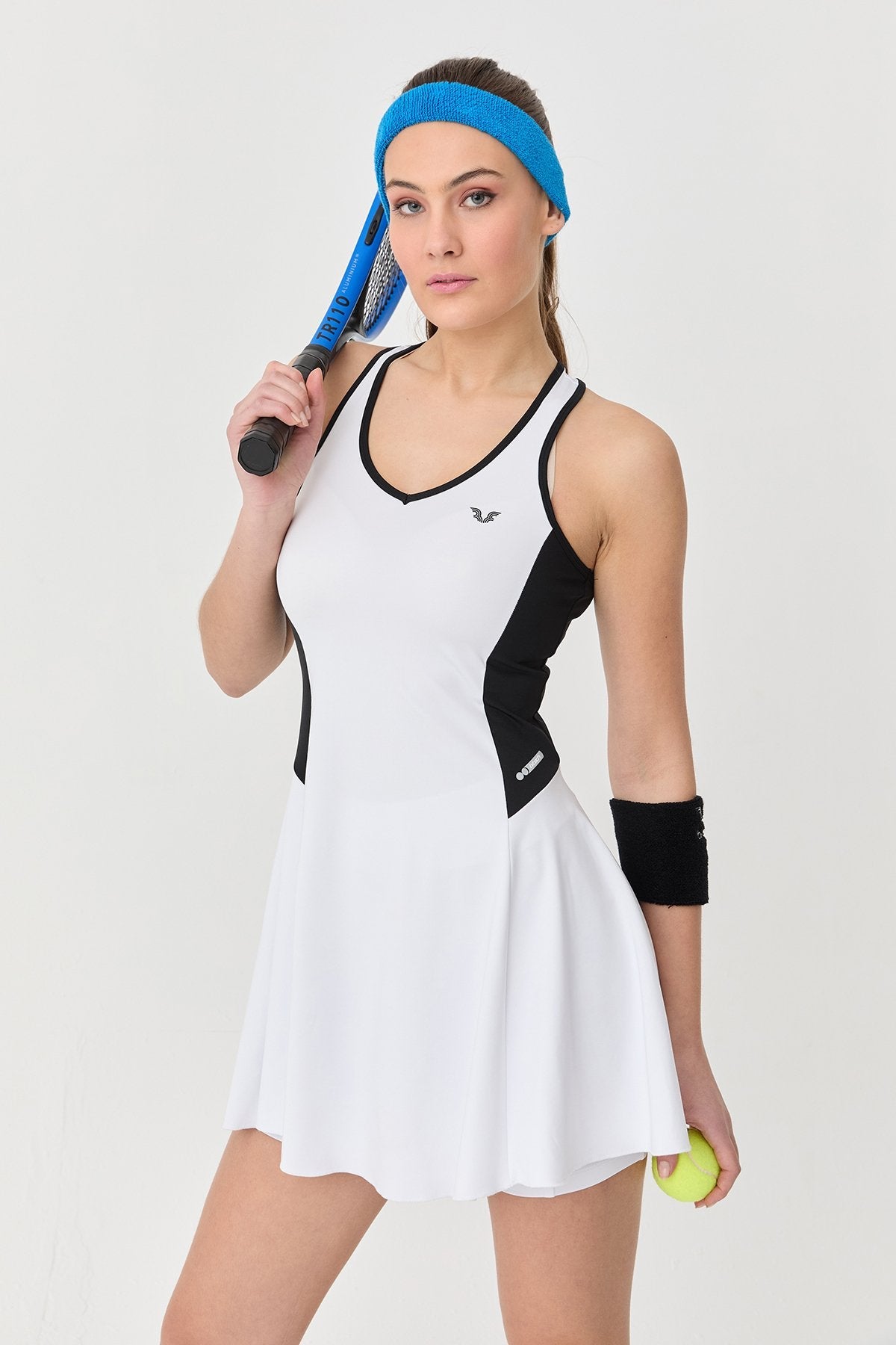 Women's V-Neck Tennis Tights Dress